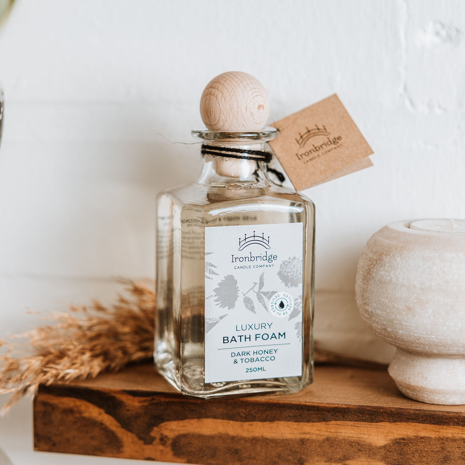 Luxury Bath Foam - Dark Honey & Tobacco